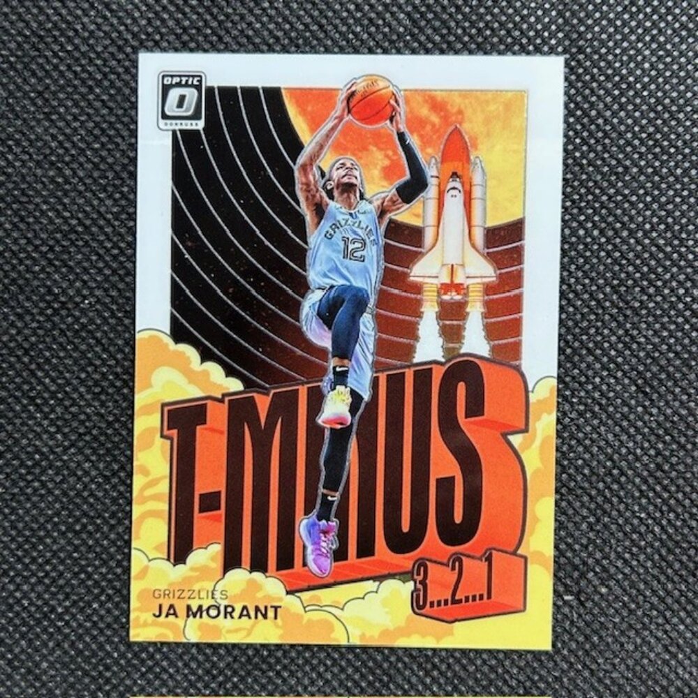 2021-22 Panini Donruss Optic Ja Morant T-Minus 3 2 1 #10 Memphis Grizzlies